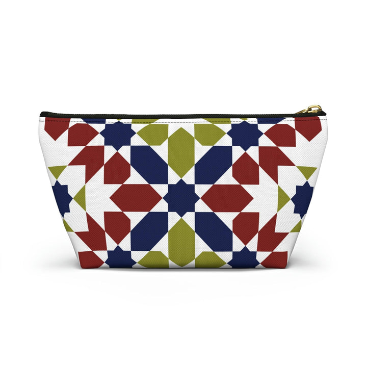 Colorful Accessory Pouch w T-bottom Moroccan Design - Souvenirs | Tours | Hotels | Restaurants