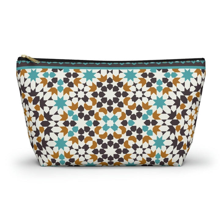 Colorful Accessory Pouch w T-bottom Moroccan Design - Souvenirs | Tours | Hotels | Restaurants