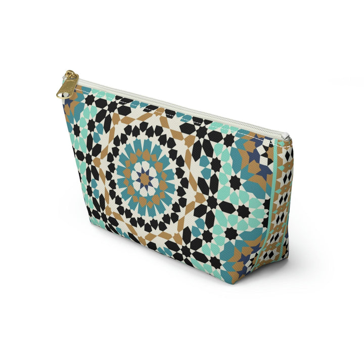 Colorful Accessory Pouch w T-bottom Moroccan Design - Souvenirs | Tours | Hotels | Restaurants