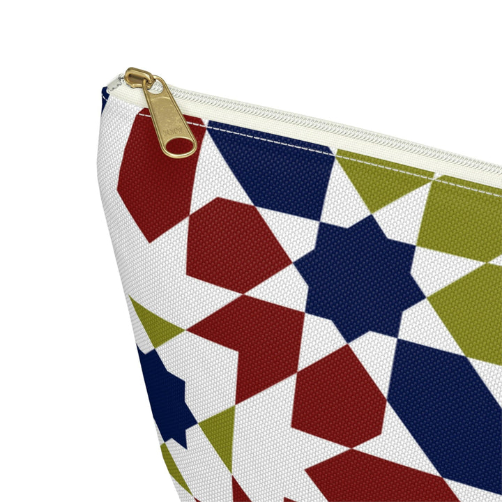 Colorful Accessory Pouch w T-bottom Moroccan Design - Souvenirs | Tours | Hotels | Restaurants