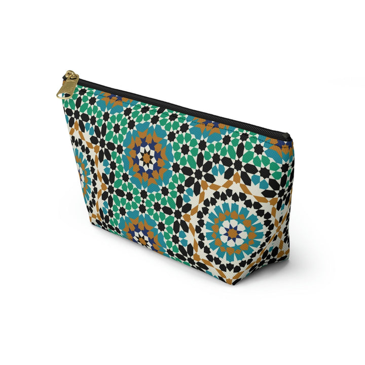 Colorful Accessory Pouch w T-bottom Moroccan Design - Souvenirs | Tours | Hotels | Restaurants