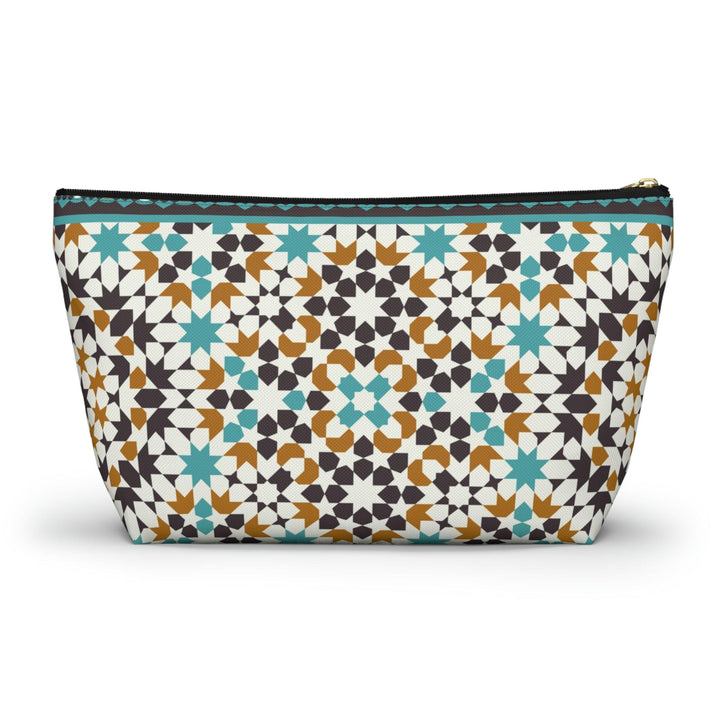 Colorful Accessory Pouch w T-bottom Moroccan Design - Souvenirs | Tours | Hotels | Restaurants