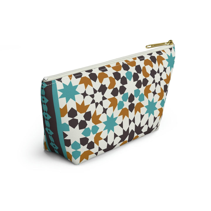 Colorful Accessory Pouch w T-bottom Moroccan Design - Souvenirs | Tours | Hotels | Restaurants