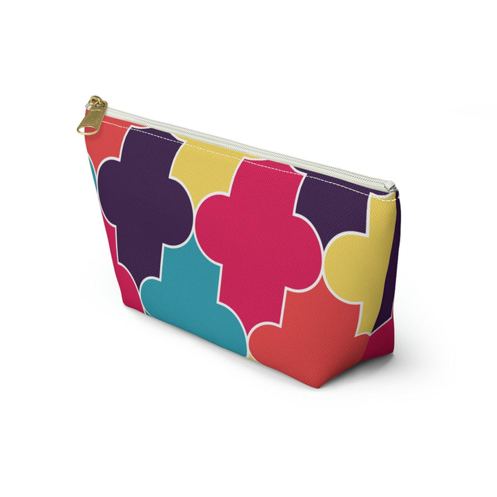 Colorful Accessory Pouch w T-bottom Moroccan Design - Souvenirs | Tours | Hotels | Restaurants