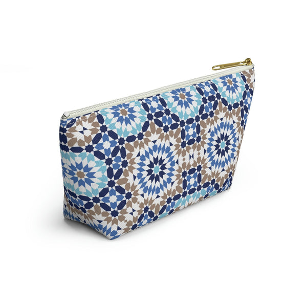 Colorful Accessory Pouch w T-bottom Moroccan Design - Souvenirs | Tours | Hotels | Restaurants