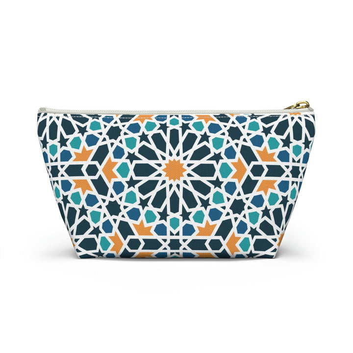 Colorful Accessory Pouch w T-bottom Moroccan Design - Souvenirs | Tours | Hotels | Restaurants