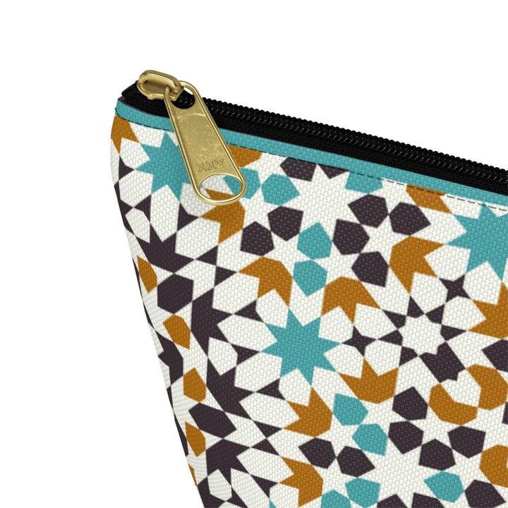 Colorful Accessory Pouch w T-bottom Moroccan Design - Souvenirs | Tours | Hotels | Restaurants