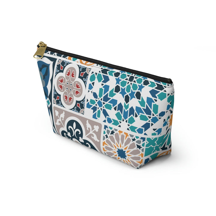 Colorful Accessory Pouch w T-bottom Moroccan Design - Souvenirs | Tours | Hotels | Restaurants