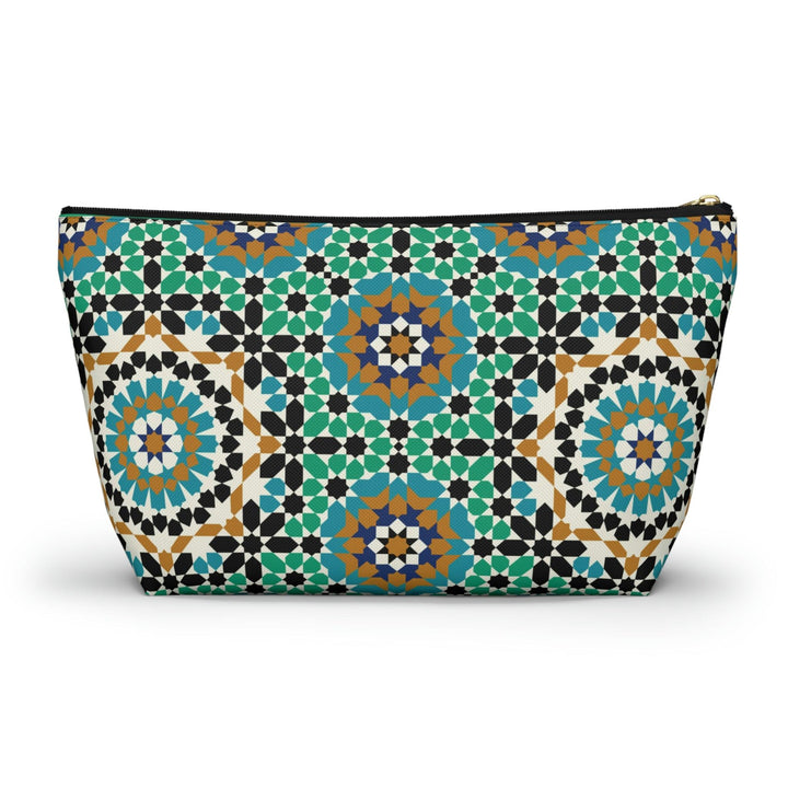 Colorful Accessory Pouch w T-bottom Moroccan Design - Souvenirs | Tours | Hotels | Restaurants