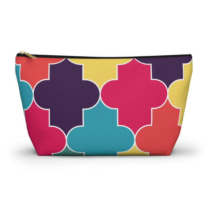 Colorful Accessory Pouch w T-bottom Moroccan Design - Souvenirs | Tours | Hotels | Restaurants