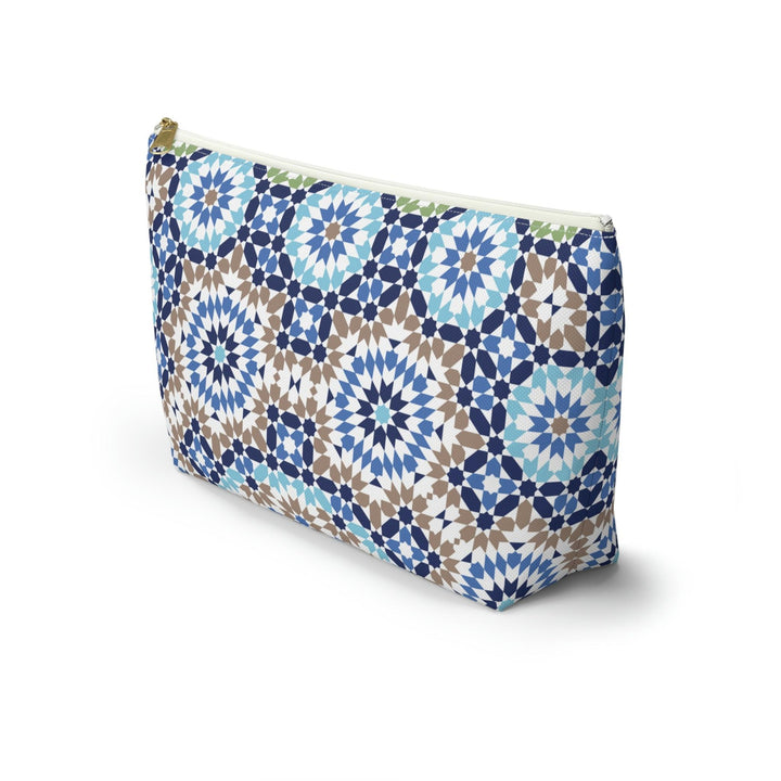 Colorful Accessory Pouch w T-bottom Moroccan Design - Souvenirs | Tours | Hotels | Restaurants