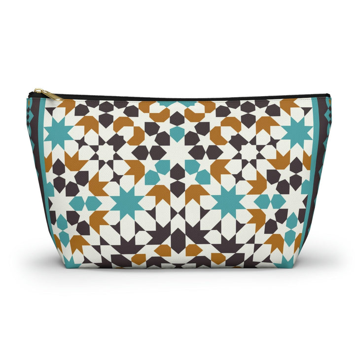 Colorful Accessory Pouch w T-bottom Moroccan Design - Souvenirs | Tours | Hotels | Restaurants