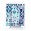 Colorful Shower Curtains Moroccan Tile Design - Souvenirs | Tours | Hotels | Restaurants