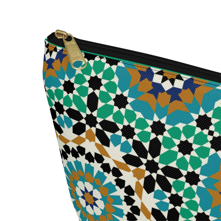 Colorful Accessory Pouch w T-bottom Moroccan Design - Souvenirs | Tours | Hotels | Restaurants