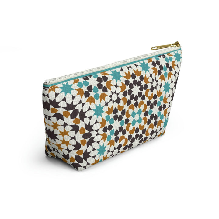 Colorful Accessory Pouch w T-bottom Moroccan Design - Souvenirs | Tours | Hotels | Restaurants