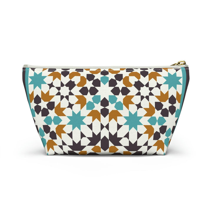 Colorful Accessory Pouch w T-bottom Moroccan Design - Souvenirs | Tours | Hotels | Restaurants