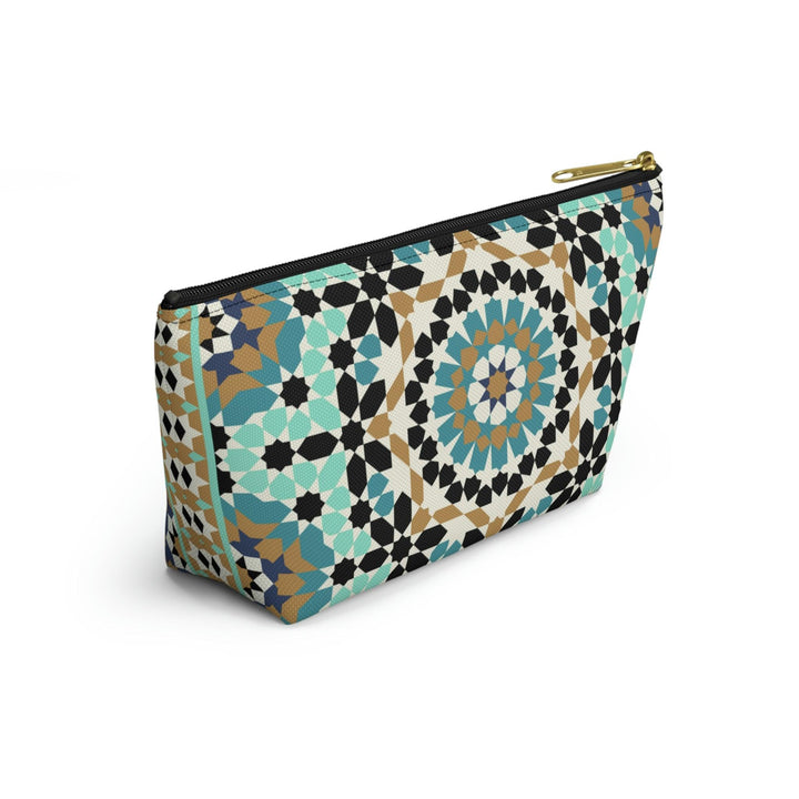 Colorful Accessory Pouch w T-bottom Moroccan Design - Souvenirs | Tours | Hotels | Restaurants