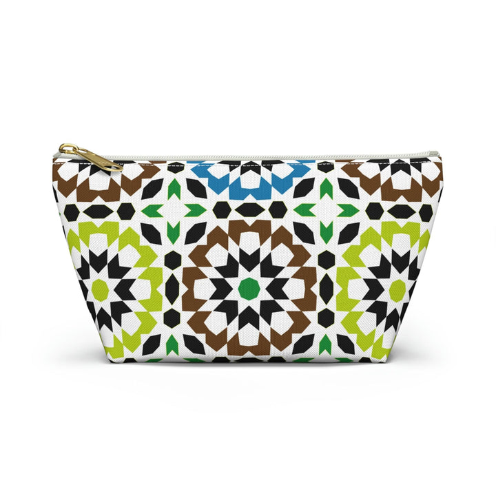 Colorful Accessory Pouch w T-bottom Moroccan Design - Souvenirs | Tours | Hotels | Restaurants