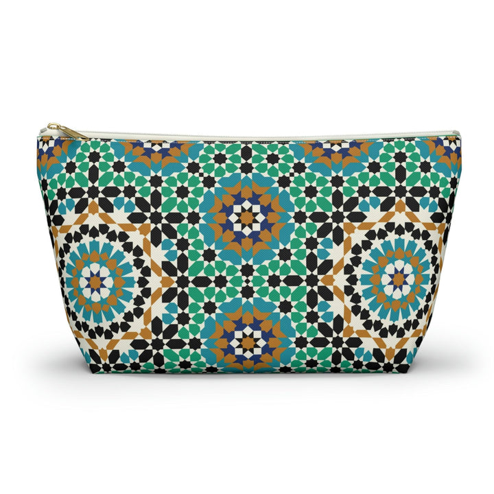 Colorful Accessory Pouch w T-bottom Moroccan Design - Souvenirs | Tours | Hotels | Restaurants