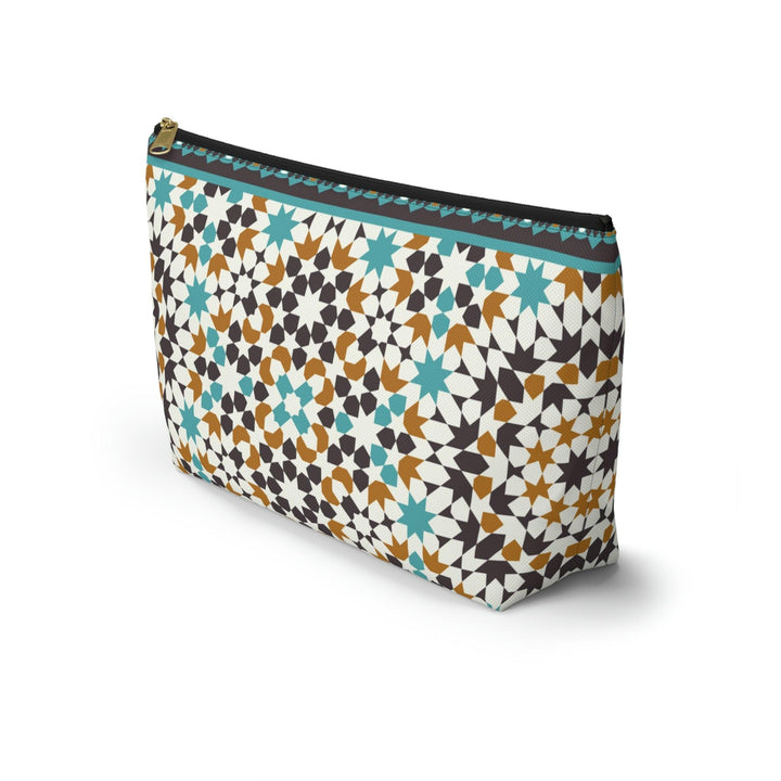 Colorful Accessory Pouch w T-bottom Moroccan Design - Souvenirs | Tours | Hotels | Restaurants