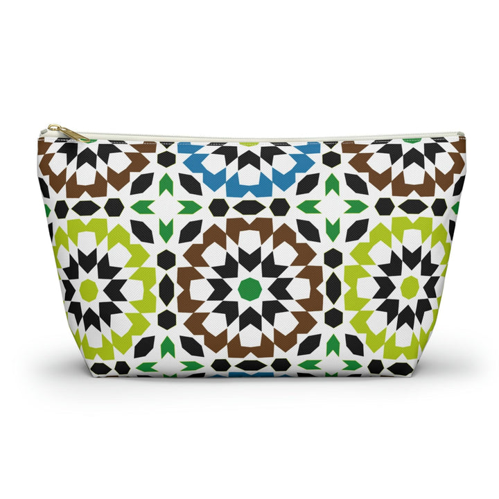 Colorful Accessory Pouch w T-bottom Moroccan Design - Souvenirs | Tours | Hotels | Restaurants